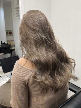 ケアブリーチ/ダブルカラー/くすみベージュ/グレージュ