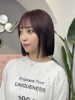 サンド 大阪梅田(sand)&nbsp;オリーブグレー/ココアベージュ/クラゲヘアー/ボブ