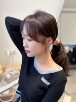 コアレス キョウト(COALESS kyoto)&nbsp;韓国ヘア/レイヤーカット/顔まわりカット/Instagram @ken__gucci