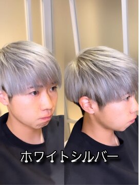 増田リツヤ エマノン 池袋(EMANON) ホワイトシルバー