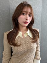 ロンドワン 三宮元町(Lond one) 韓国レイヤーカット/ヨシンモリフェイスレイヤー/艶髪カラー