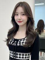 フォルテ 表参道店(FORTE)&nbsp;チョコブラウン/レイヤーカット/くびれ巻き/韓国ヘア/表参道