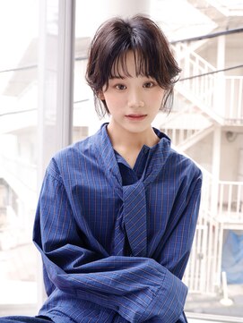 エムスラッシュ ストリートマーケット スマートサロン センター北(M.SLASH) 透け感/耳かけ/シンメトリー/レイヤーショート/センター北