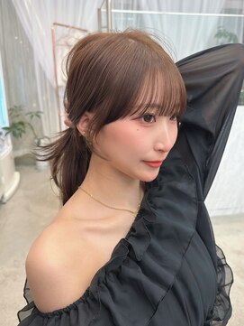 クム(kumu) 【kumu】くびれミディ /グレージュ/ アイドル前髪/栄/名古屋