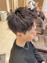アッシュ 等々力店(Ash) スパイキーショート/ランダムパーマ スパイラル等々力 自由が丘
