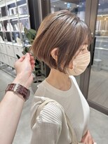 ステアケース ギンザセブン(stair:case ginza7)&nbsp;大人ショートボブ丸みハイライトカラー