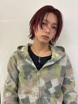 シキ 渋谷(siki) メンズボブ/レイヤーボブ/レッドカラー/渋谷/原宿