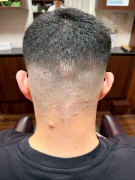 ケースタイル ヘアスタジオ 神保町店(K STYLE HAIR STUDIO) フェード/バーバースタイル/刈上げ/束感ショート/震災刈り