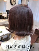 ヘア デザイン 虹いろのはさみ&nbsp;外はねボブ