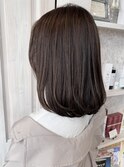 福山市美容室ストレート 湿気対策☆丸みボブ☆