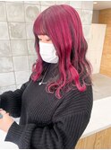 ピンクカラービビットピンクデザインカラーピンクヴァイオレット