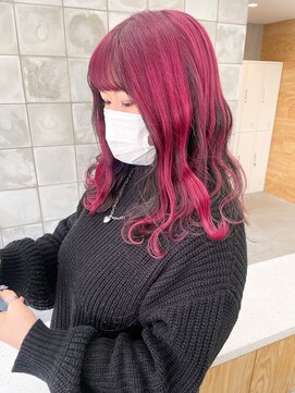 トゥコ(tuco) ピンクカラービビットピンクデザインカラーピンクヴァイオレット