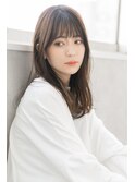 【S.BROOM　なんば】ナチュラルセミディースタイル