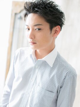 モッズヘア メン 上尾東口店(mod's hair men) ≪mod's men≫ワイルドツーブロックショートウェットヘアP