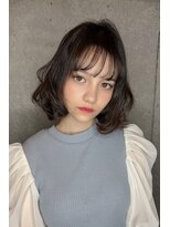 リークフー(Ree cu fuu)&nbsp;10代20代30代40代 大人かわいいふわふわ前下がりボブ2　藤沢