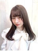 大人愛されヘア　ミントベージュ　ダークグレージュ