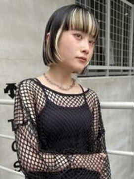 ヒート バイ アンカットラウンジ 渋谷(HEAT by UNCUT&LOUNGE) フェイスフレーミング/インナーカラー/ケアブリーチ/ベージュ