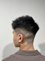 レンゲン(LENGEN) 束感刈り上げビジネス七三ツーブロックアップバング１０１６