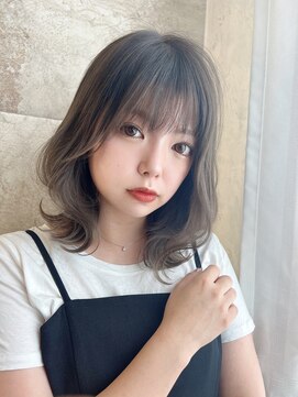 ロンドローズ 名古屋(Lond damaskRose) レイヤー　イヤリングカラー くびれ　チョコレート　韓国ヘア