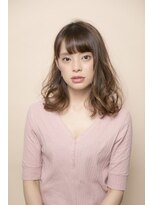 ルルディ バイ アフロディーテ銀座(luludi by APHRODITE)&nbsp;グレージュカラー/斜めバング/シルキーベージュ/銀座/髪質改善