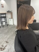 ラフ 難波店(LAFF)&nbsp;#黒髪#ボブルフ#ネビージュ#小顔#ワンレン