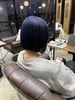 アールトゥーヘアー(art To Hair) ブルー/韓国風/ボブ