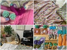 ハンドメイドのアクセサリー、お洋服作りが大好きです♪♪