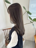 エメ 小山(Aimer)&nbsp;赤みなしオリーブベージュ/小山/学割U24/髪質改善/レイヤー