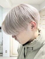 men's ブリーチ1回でできるホワイトシルバー