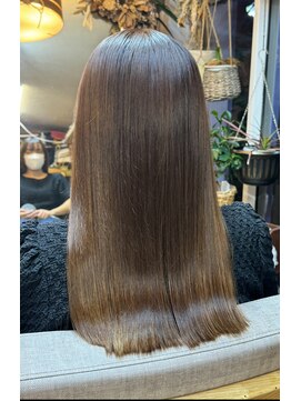 リプレシンクヘアー ヘアカラーエステでうるツヤ髪
