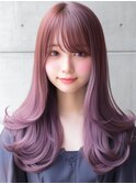 ★暗めカラーグランマッシュフェイスフレーミングデザインカラー