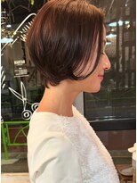 ナタン 自由が丘(NATHAN)&nbsp;耳かけボブ くすみベージュ オリーブベージュ ウルフマッシュ