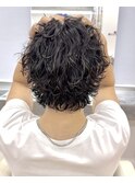 【サーフカールパーマ】名古屋スパイラルウルフセンターパート