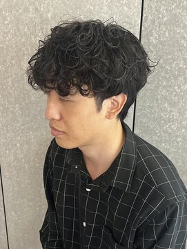 ニアウ 太田店(Niau) メンズナチュラルマッシュシャドウパーマ質感重視クリームパーマ