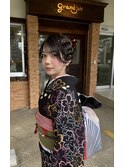 成人式　ヘアセット　メイク　着付け　まつげパーマ　那覇