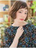 シースルーバング前下がり韓国風オン眉ボブc6川口20代30代40代
