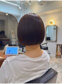 美髪ストレートボブ