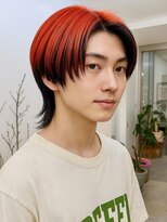 アイヴィー 池袋(IVY)&nbsp;池袋メンズウルフブリーチカラー◎[池袋メンズ美容室]