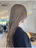 透明感ミルクティーベージュ