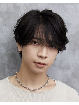 メンズ サロン ドット トウキョウ 町田店(men's salon dot. tokyo) シースルーマッシュ×フェザーパーマ