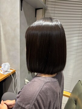 ビス ヘア アンド ビューティー 西新井店(Vis Hair＆Beauty) 小顔レイヤーロブヘアウルフカットブリーチなしココアブラウン