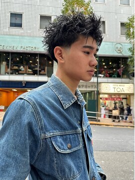 オルカ(ORCA) 短髪パーマ スパイキーショート ピンパーマ【五嶋響】