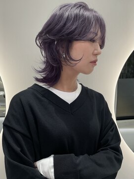 ソル 栄矢場町(SOL) ハッシュカット/ウルフボブ/ラベンダーカラー