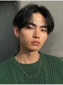 men's/メンズカット/刈り上げセンターパート/ニュアンスパーマ