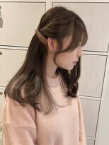 ザックジングウ 表参道(ZACC JINGU) ベージュカラー/レイヤーカット/透明感カラーブリーチなしカラー