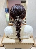 【結婚式♪編みおろしスタイル】