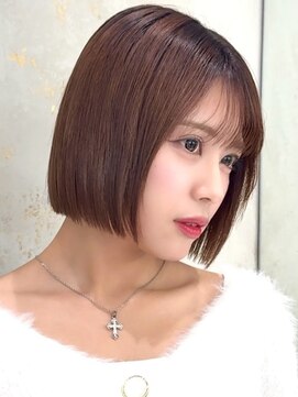 ロンドヴァリー 渋谷店(Lond vallee) 縮毛矯正で広がらずまとまるボブに！