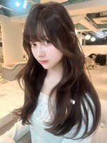 マインバイアフロートギンザ(MYNE by AFLOAT GINZA)&nbsp;レイヤーカット/顔周りカット/チョコレートベージュ