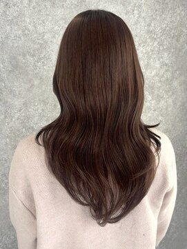 アイリス 天文館店(AIRIS) ダークブラウン レイヤーカット 透明感カラー 髪質改善 美髪