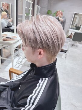 デイズ(days) ミルクティーベージュカラー/メンズウルフカットダブルカラー